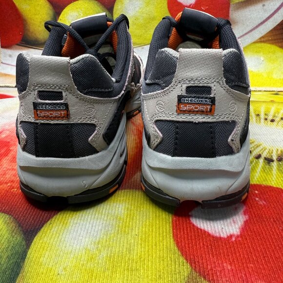 Skechers Sport Mens Memory Foam Sneakers Size 12 Leather/Textile Gray/Black main image 7